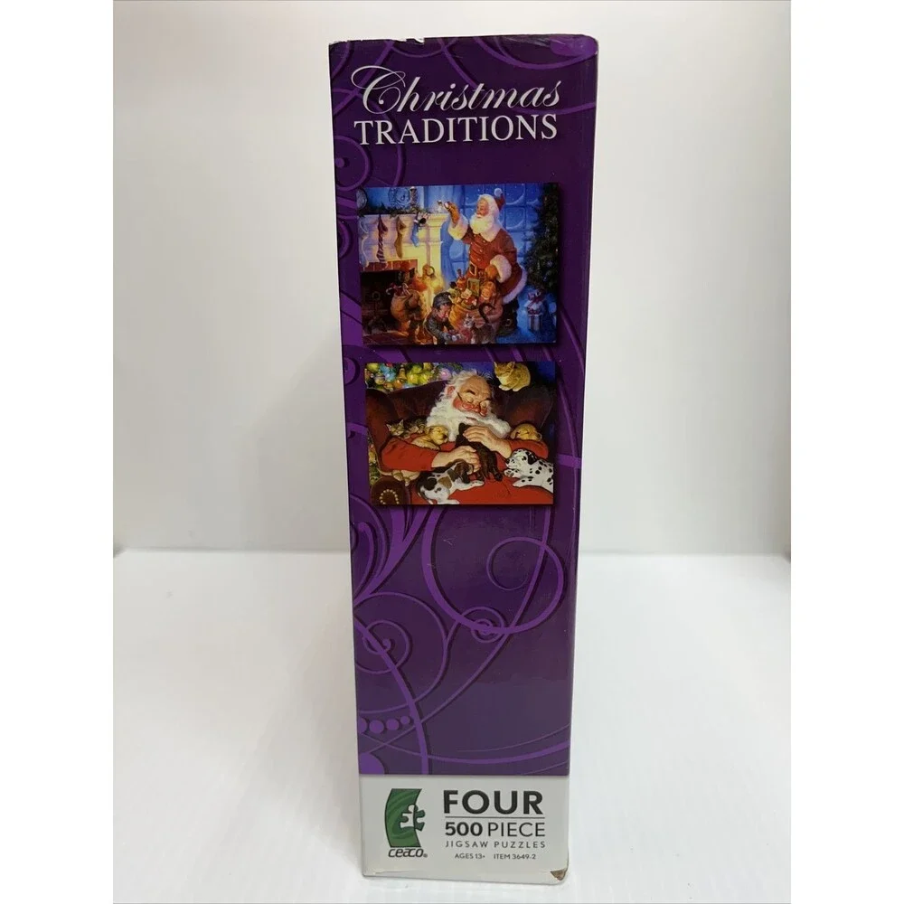Christmas Traditions (4) 500 Piece Puzzle in One Box - Each 18
